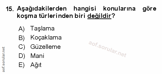 Soru 15