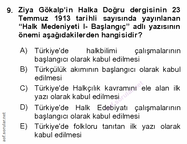 Soru 9