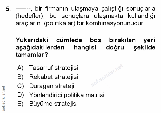 Soru 5