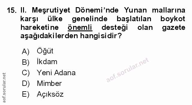 Soru 15