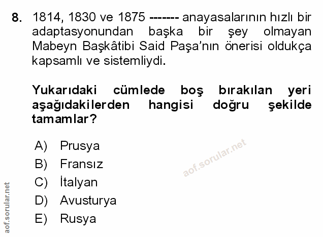 Soru 8