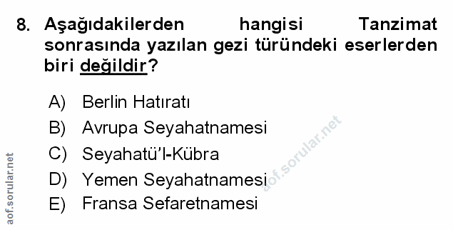 Soru 8