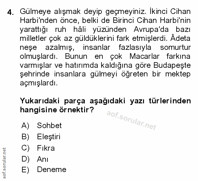 Soru 4
