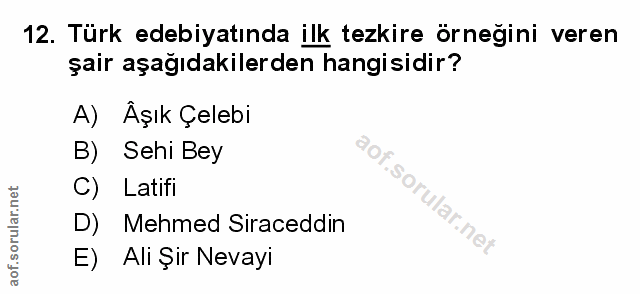 Soru 12