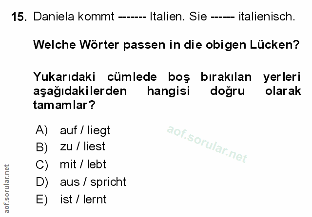 Soru 15