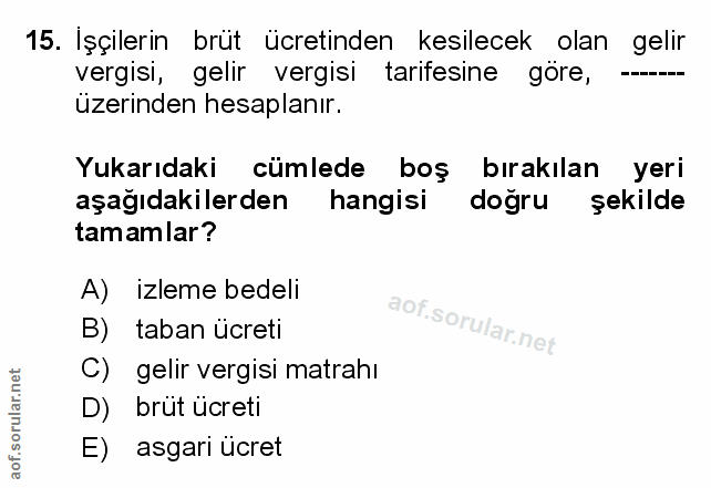 Soru 15