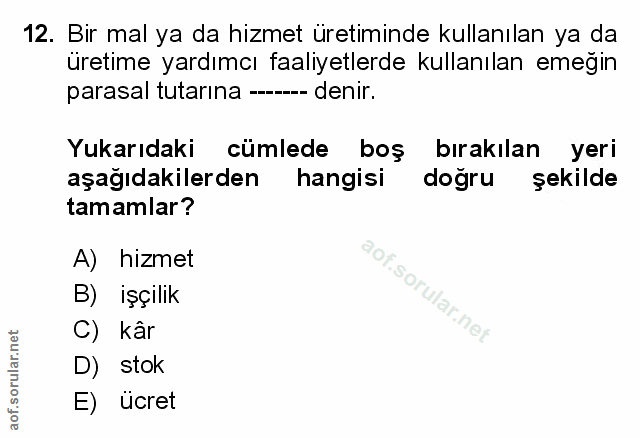 Soru 12