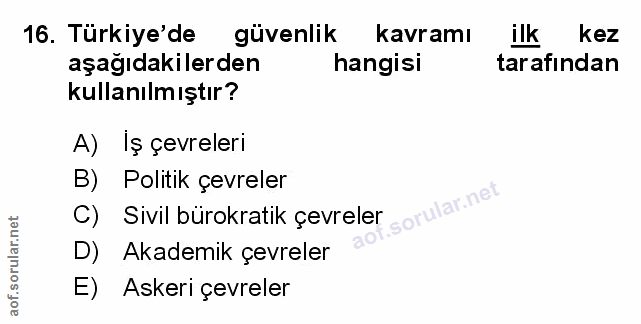 Soru 16