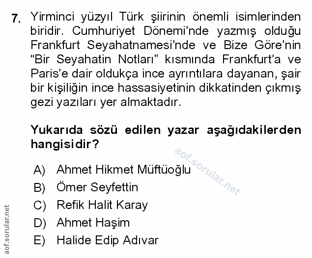 Soru 7