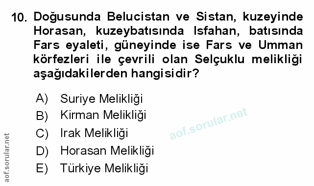 Soru 10