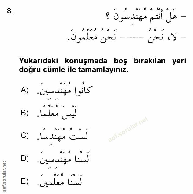 Soru 8