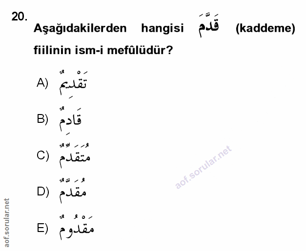 Soru 20