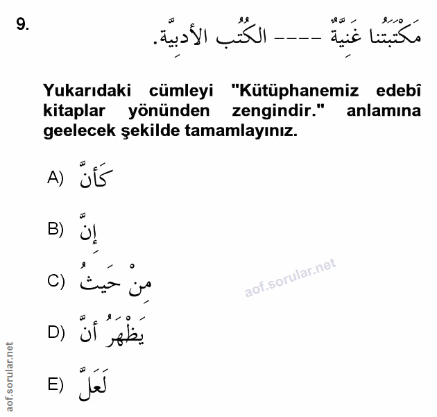 Soru 9
