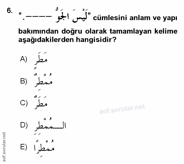 Soru 6
