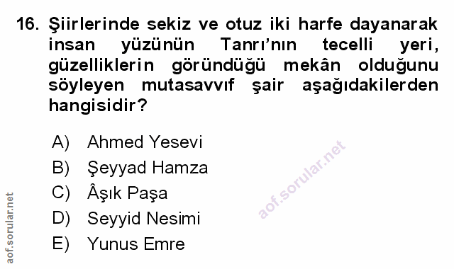Soru 16