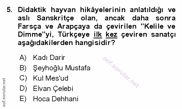 Soru 5