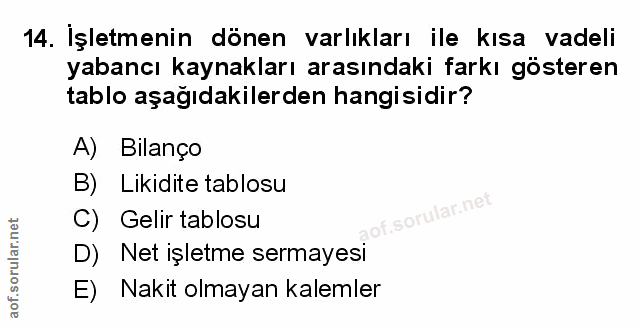Soru 14