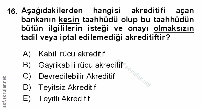 Soru 16