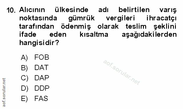 Soru 10