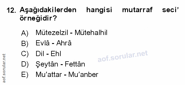 Soru 12