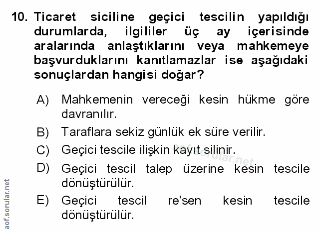 Soru 10