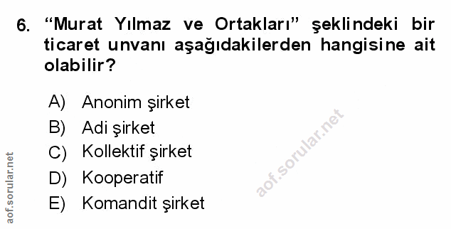 Soru 6