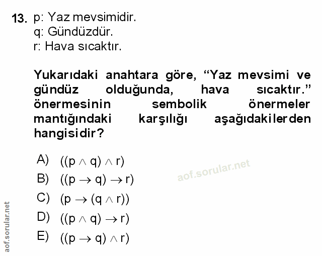 Soru 13