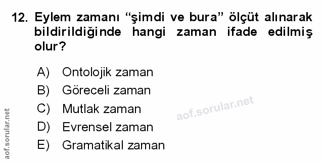 Soru 12