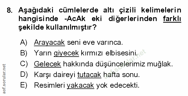 Soru 8