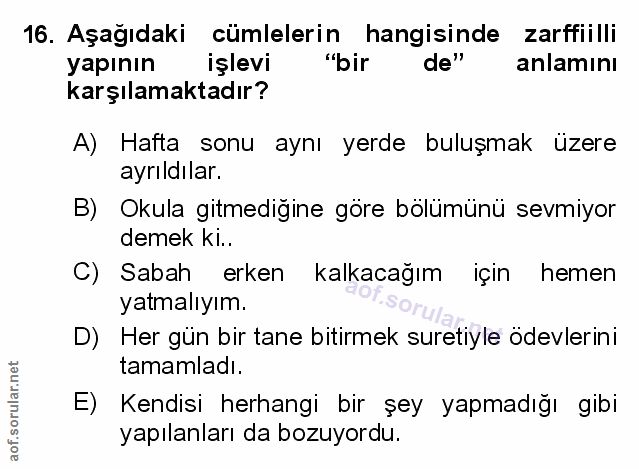 Soru 16