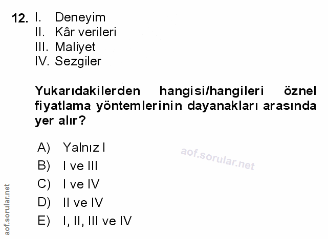 Soru 12