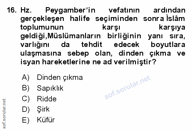Soru 16