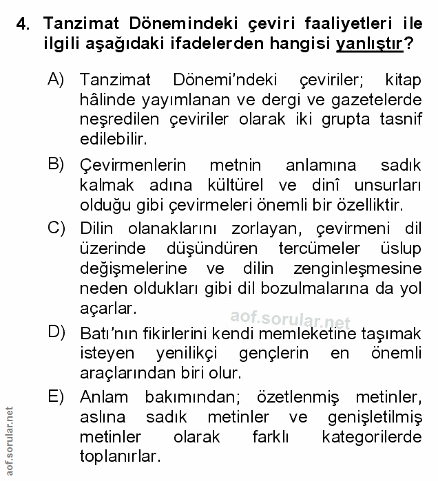 Soru 4