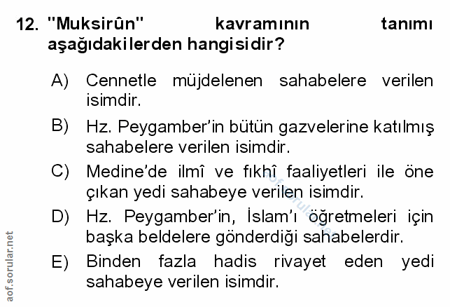 Soru 12