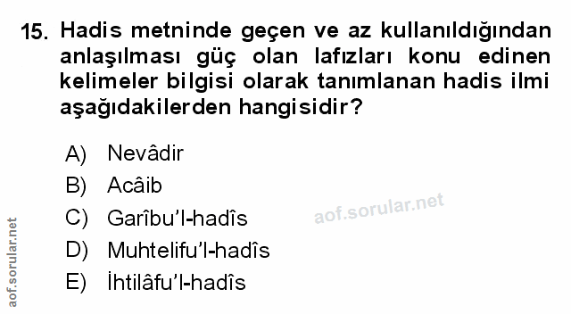 Soru 15