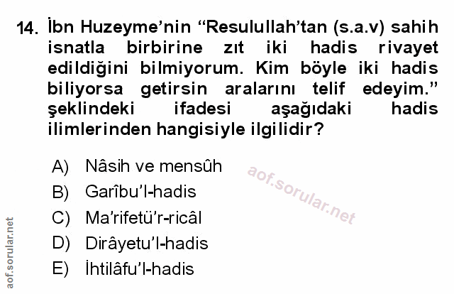 Soru 14