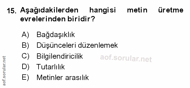 Soru 15