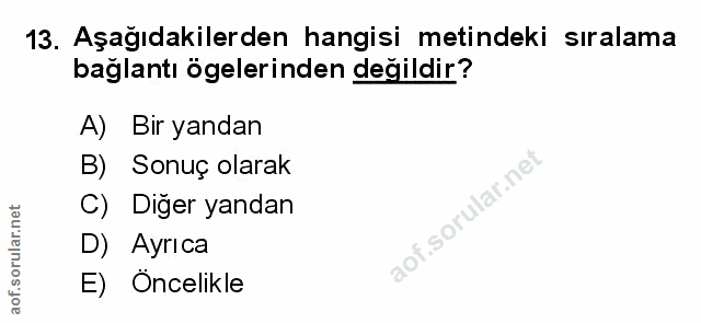 Soru 13