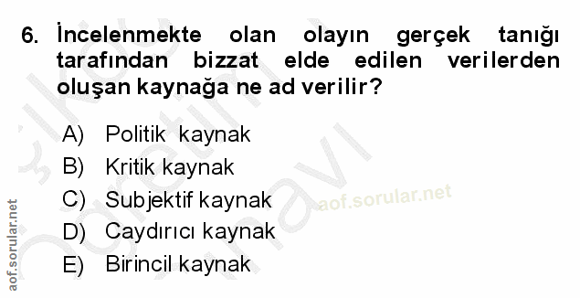 Soru 6