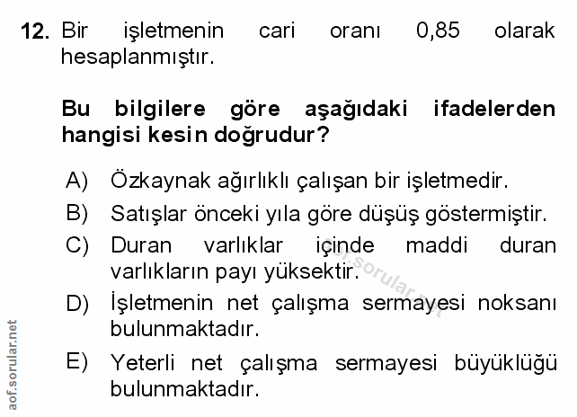 Soru 12