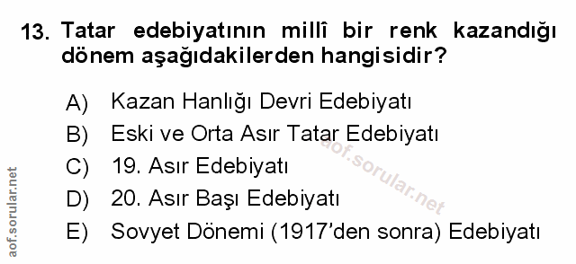 Soru 13