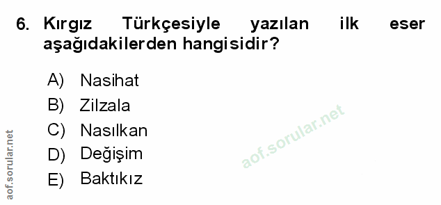 Soru 6