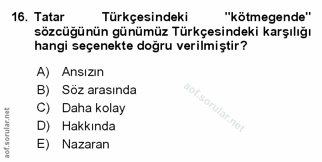 Soru 16