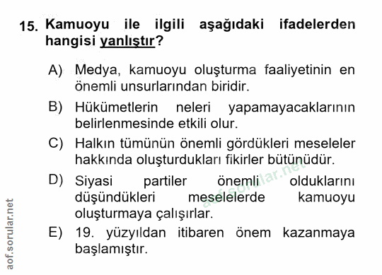 Soru 15
