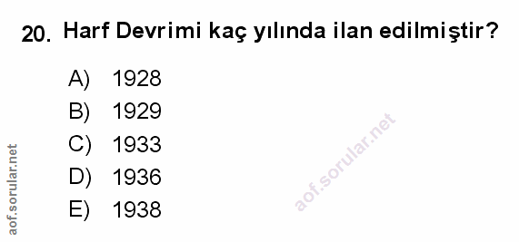 Soru 20