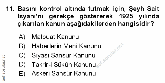 Soru 11