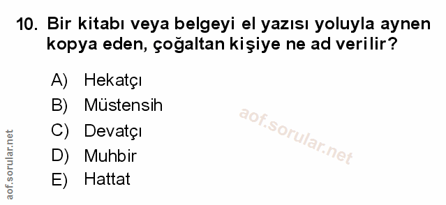 Soru 10