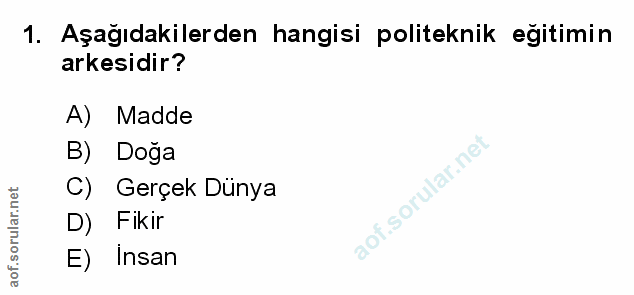 Soru 1