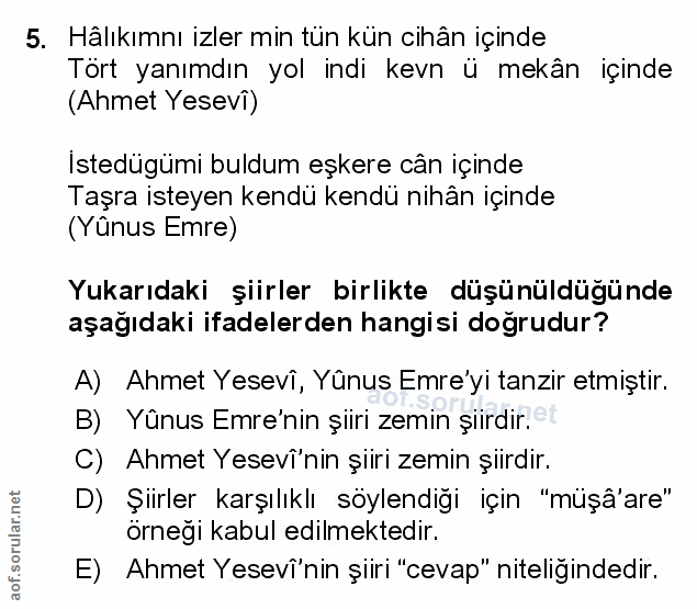 Soru 5