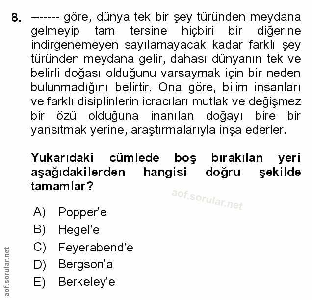 Soru 8